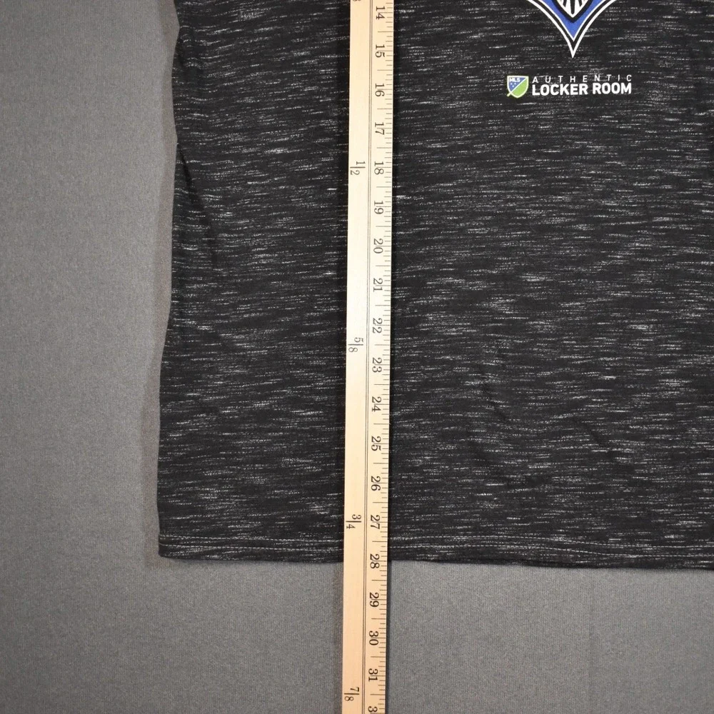 Seattle Sounders FC 2019 MLS Cup Champions Fanatics Locker Room Tee Gray Large